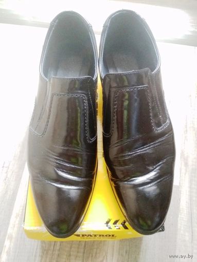 Туфли мужские черные лакированные Marko 42