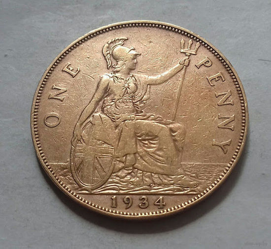 1 пенни, Великобритания 1934 г., Георг V