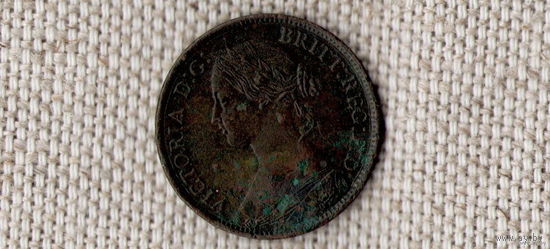 Новая Скотия 1/2 цента 1861 /Виктория/ шотландия РЕДКАЯ /(М)