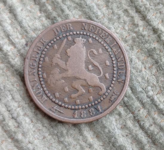 Werty71 Нидерланды 1 цент 1881