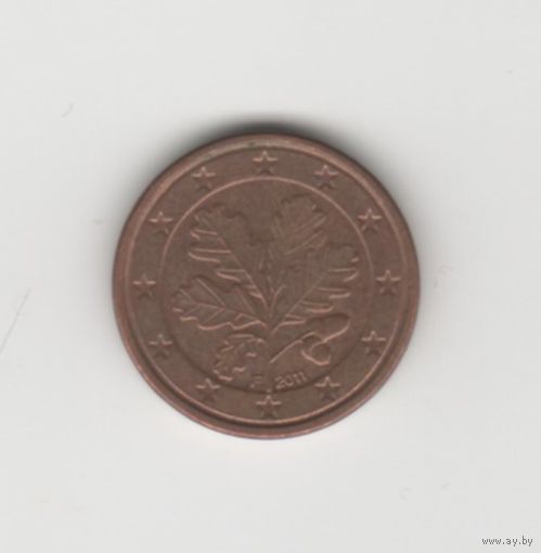 1 евроцент Германия 2011 F Лот 8246