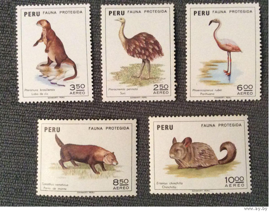 1973 г. Перу. фауна. *