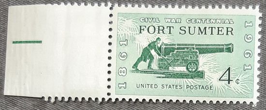1961 год - 100-летие гражданской войны - обстрел форта Самтер США