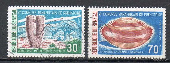 Культура Сенегал 1967 год серия из 2-х марок