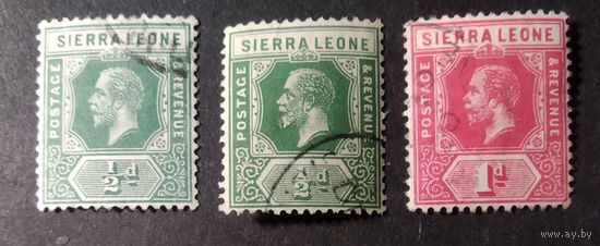 ВЕЛИКОБРИТАНИЯ\1188\Sierra Leone Сьерра Леоне 1912\21 ГЕОРГ V