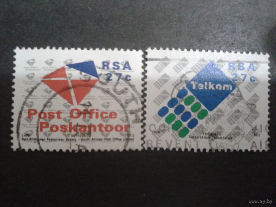 ЮАР 1991 почта, телефон полная серия
