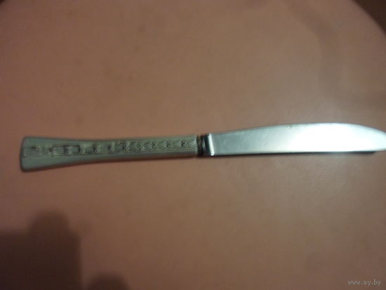 Нож столовый с серебряной ручкой 60е годы, Таллин