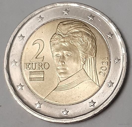 Австрия 2 евро, 2021 (4-16-16)