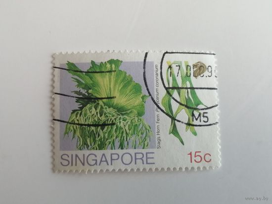 Сингапур 1990. Папоротники