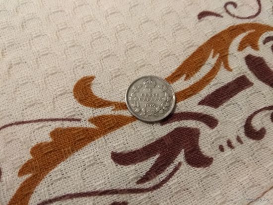 Канада 5 центов, 1907