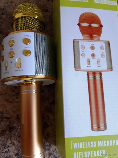 Караоке микрофон WSTER WS-858 ORIGINAL PINK GOLD