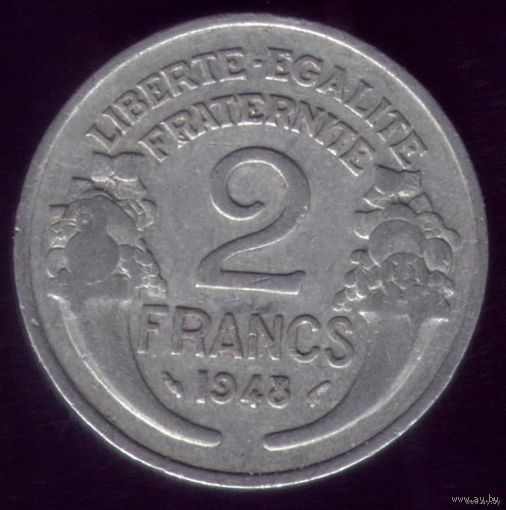 2 Франка 1948 год Франция