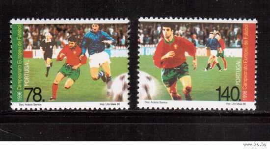 Португалия-1996 (Мих.2194-2195) , ** , Спорт, Футбол,(1)