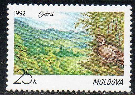Заповедник Кодры Молдова 1992 год чистая серия из 1 марки