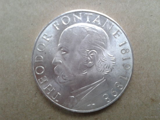 ФРГ 5 марок Фонтане 1969