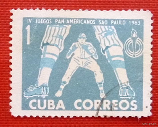 Куба. Спорт. ( 1 марка ) 1963 года.