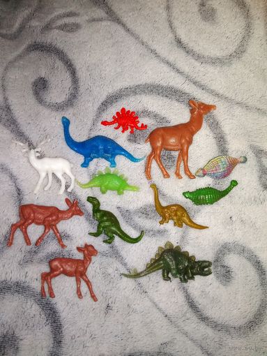 Фигурки животных, динозавров СССР