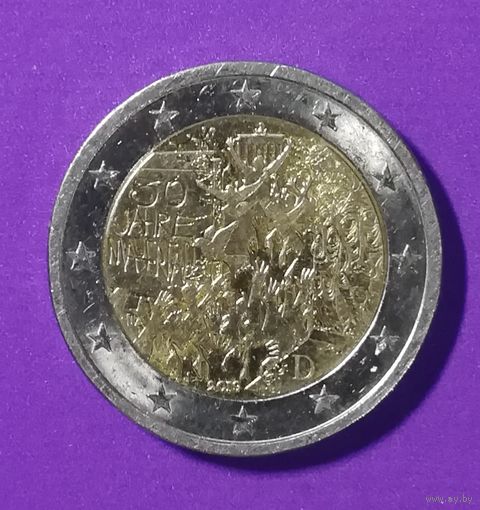 2 евро 2019 г. Германия