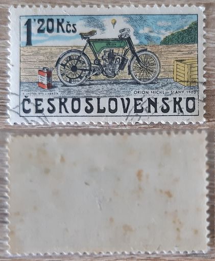 Чехословакия 1975 Мотоциклы. Мичи Орион 1903.