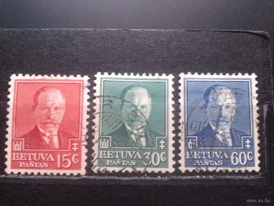 Литва, 1934, 60-летие президента  Сметана