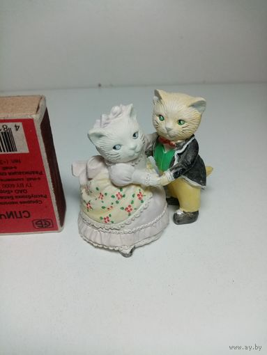 Коллекционные фигурки кота (кошки, котенка) Kitty Cucumber 1992 год