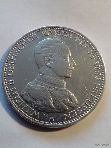 5 марок 1913г Пруссия