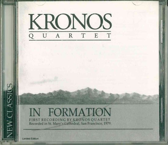 CD Kronos Quartet - In Formation / Contemporary