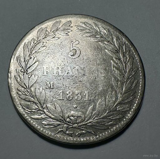 5 франков 1931 (старый тип) М