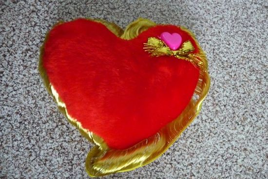 Новая! Мягкая игрушка/ сувенир "Сердце". Можно ко дню Святого Валентина.