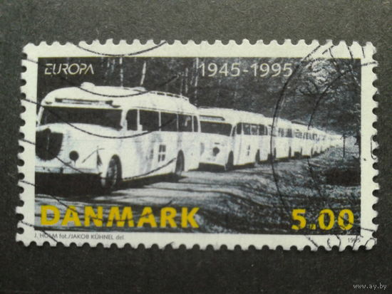 Дания 1995 Европа автобусы