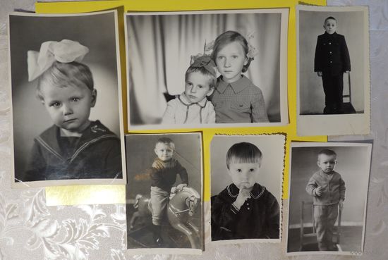 Фото "Дети", 1940-1960-е гг., 6 шт.