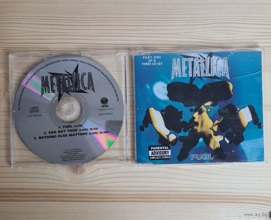 Metallica - Fuel (CD, UK, 1998, лицензия) Part 1 of a 3 CD set
