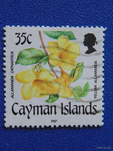 Британские Каймановы острова 1987 г. Цветы.