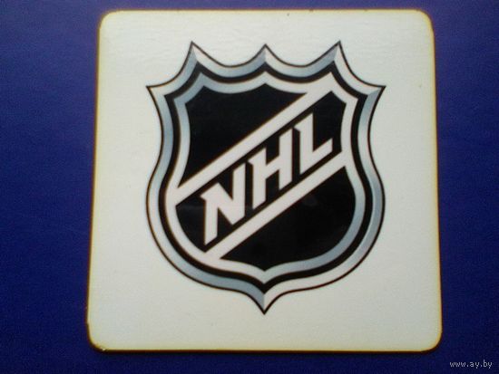 Магнит - "Логотип NHL" - Размер Магнита 10/10 см.