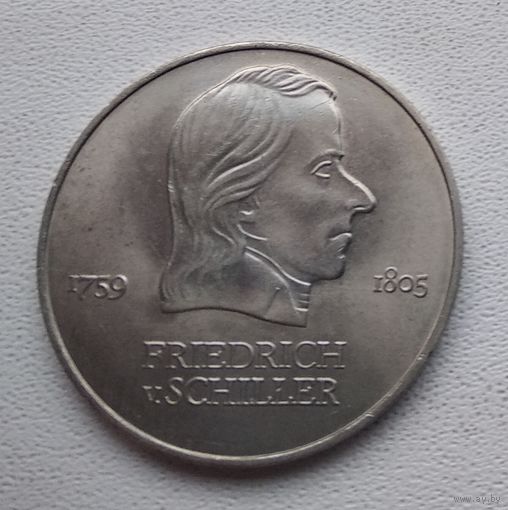 Германия - ГДР 20 марок, 1972 Фридрих фон Шиллер 6-10-17
