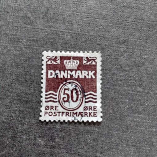 Марка Дания 1974 год Стандартный выпуск