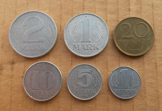 Лот монет ГДР
