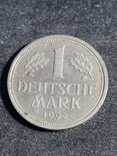 Германия (ФРГ) 1 марка 1992 D