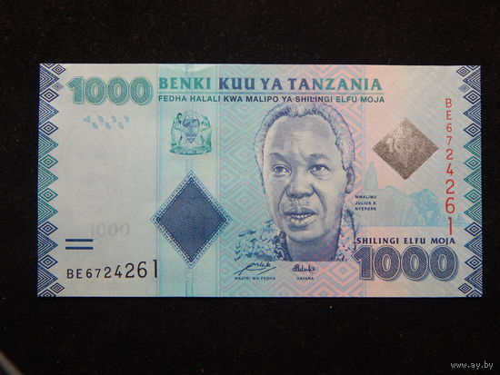 Танзания 1000 шиллингов 2010г UNC