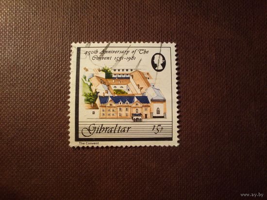 Гибралтар 1981 г.450-летие монастыря (резиденция губернатора)./1а/