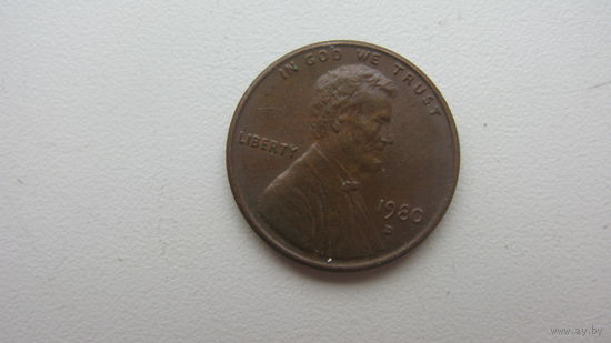 США 1 цент 1980 D