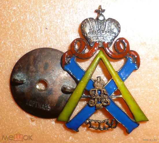 Царский полковой знак - лейб-гвардии Измайловского полка