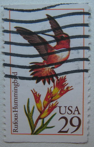 Марка США птица