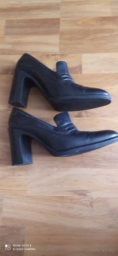 Туфли женские черного цвета  натуральная коже производство Австрия