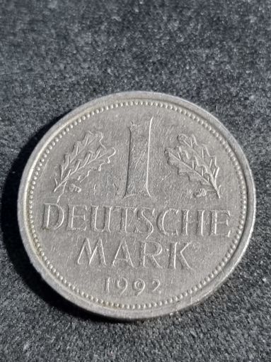 Германия (ФРГ) 1 марка 1992 A
