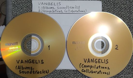 DVD MP3 дискография VANGELIS - 2 DVD