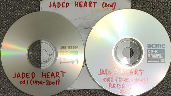 CD MP3 дискография JADED HEART - 2 CD.