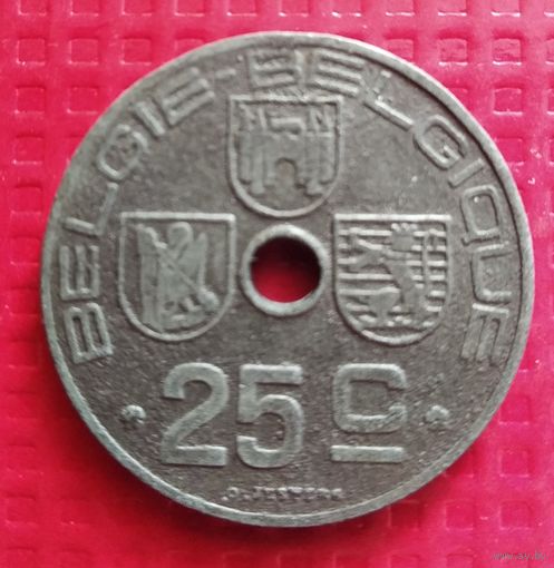 Бельгия 25 сантимов 1943 г. #40302