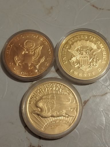 Копии, новоделы редких  монет США