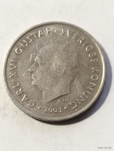 Швеция 1 крона 2003